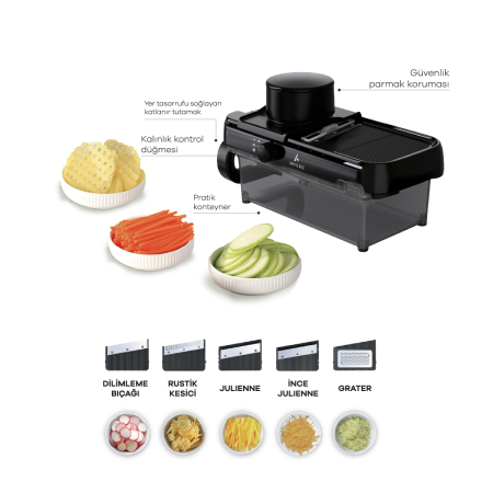 Aryıldız Master Çok Amaçlı Doğrayıcı Set - 4