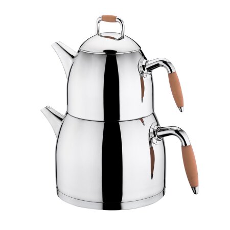 Aryıldız Milano Prestige Pudra Büyük Çaydanlık Takımı - ARYILDIZ