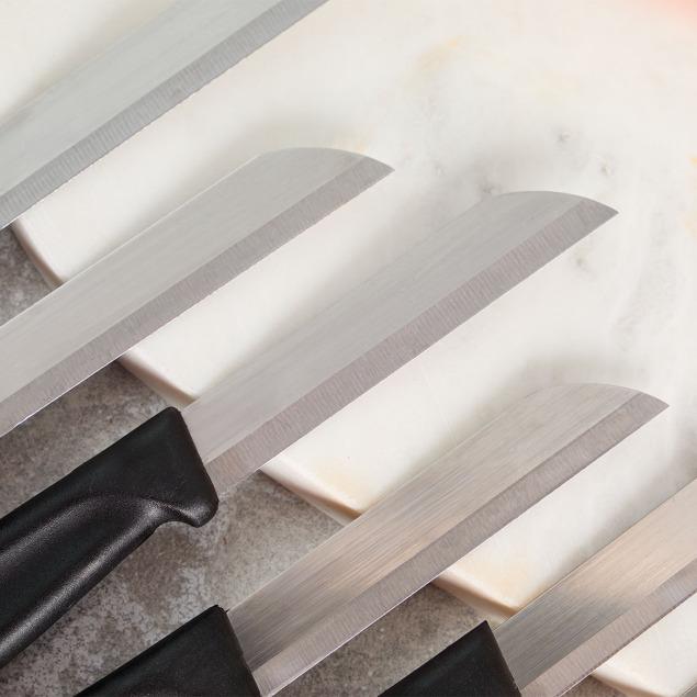 Aryıldız Mira 6 Parça Dişli Meyve Bıçak Seti Siyah - 3