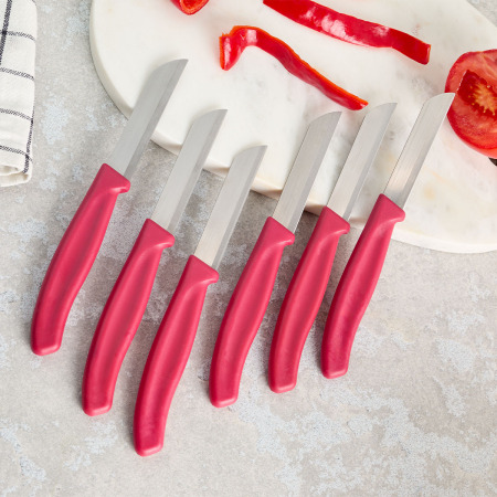 Aryıldız Mira 6 Parça Meyve Bıçak Seti Bordo - ARYILDIZ