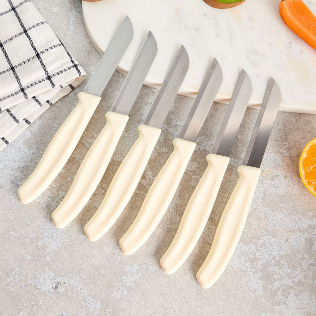 Aryıldız Mira 6 Parça Meyve Bıçak Seti Fil Dişi - 1