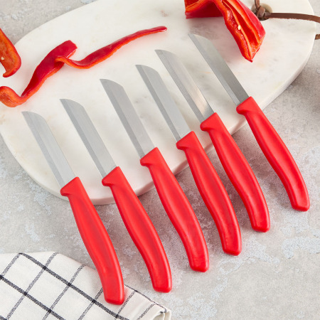 Aryıldız Mira 6 Parça Meyve Bıçak Seti Kırmızı - ARYILDIZ