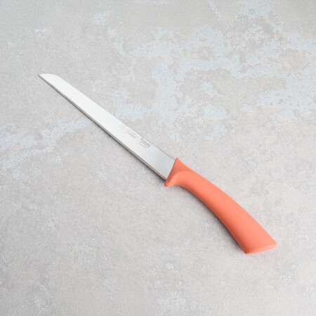 Aryıldız Mira Tırtıklı Ekmek Bıçağı Somon 17 cm - 3