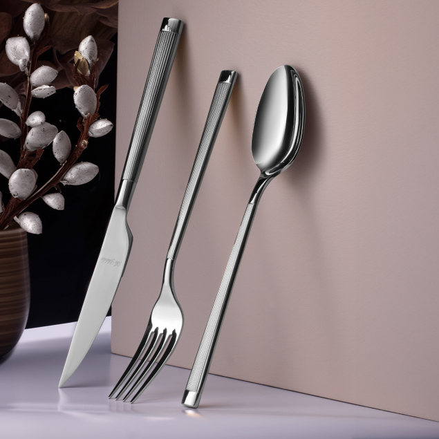 Aryıldız Mirabella 84 Parça 12 Kişilik Çatal Kaşık Bıçak Takımı - 1