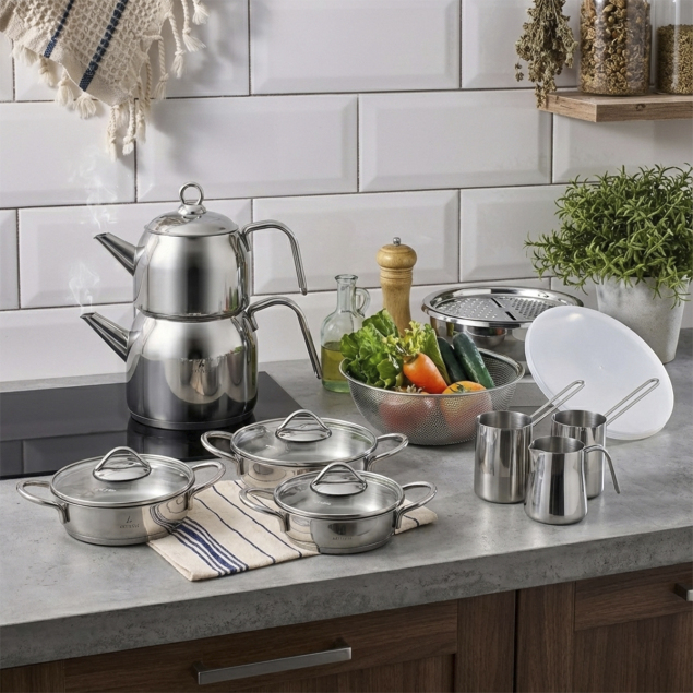 Aryıldız Mix 17 Parça Mutfak Seti - 1