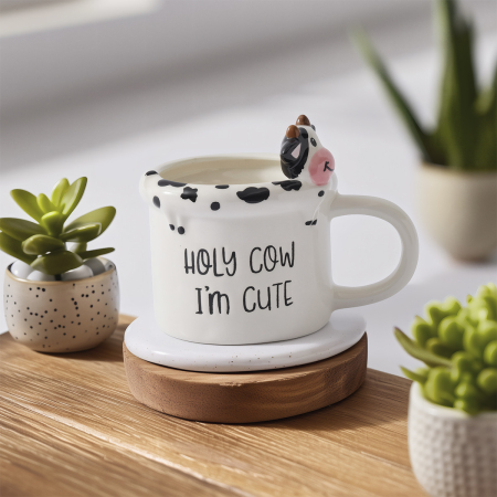 Aryıldız Mood İnek Figürlü Kupa 315 ml - ARYILDIZ