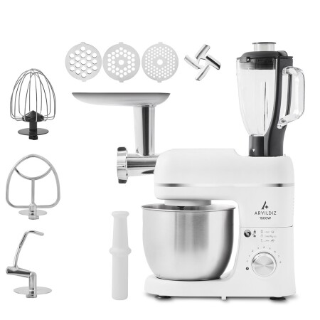 Aryıldız Multi 3in1 Stand Mikser Beyaz - 6