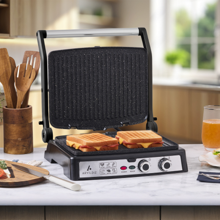 Aryıldız Multi Grill Tost Makinesi Siyah - 2