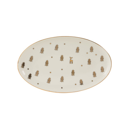 Aryıldız New Year Deer Kayık Tabak 25 cm - 4