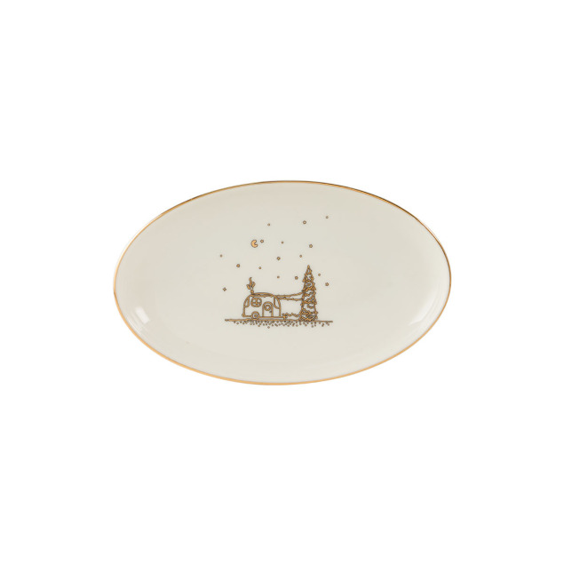 Aryıldız New Year Feast Kayık Tabak 20 cm - 4