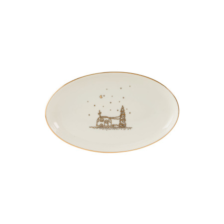 Aryıldız New Year Feast Kayık Tabak 20 cm - 4