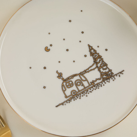Aryıldız New Year Feast Pasta Tabağı 21 cm - 3