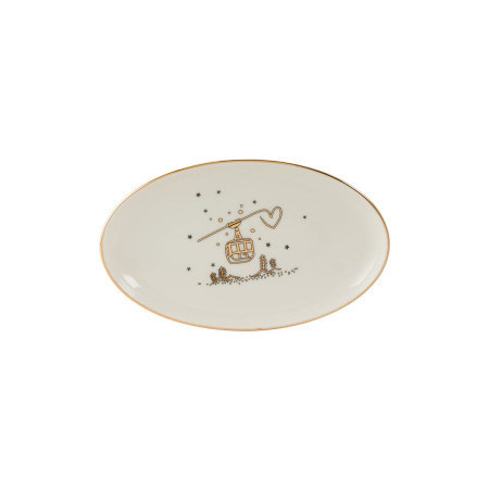 Aryıldız New Year Love Kayık Tabak 20 cm - 4