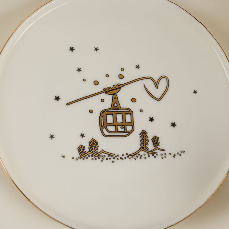 Aryıldız New Year Love Pasta Tabağı 21 cm - 3