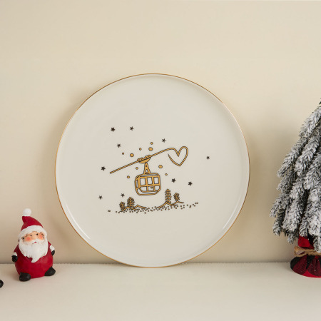 Aryıldız New Year Love Servis Tabağı 27 cm - ARYILDIZ