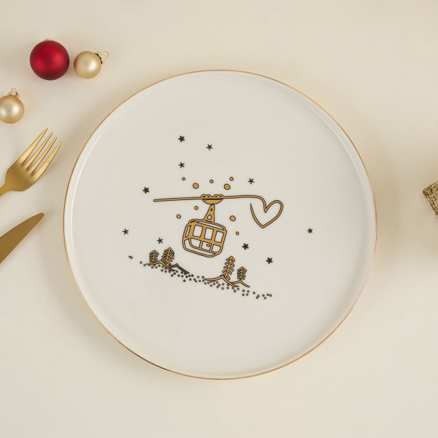 Aryıldız New Year Love Servis Tabağı 27 cm - 2