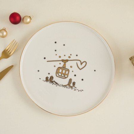 Aryıldız New Year Love Servis Tabağı 27 cm - 2