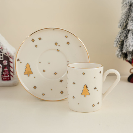 Aryıldız New Year Tree Fincan 90 ml - ARYILDIZ