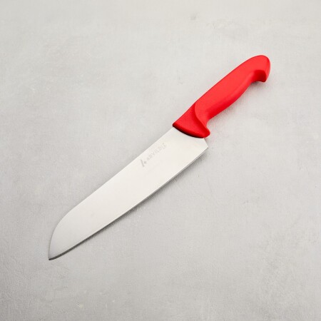 Aryıldız Noka Santoku Bıçağı Kırmızı 19 cm - 3