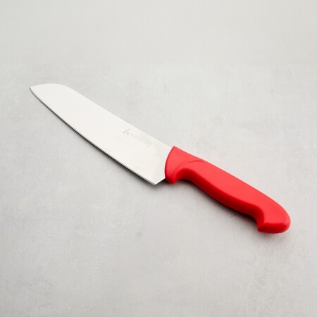 Aryıldız Noka Santoku Bıçağı Kırmızı 19 cm - 4