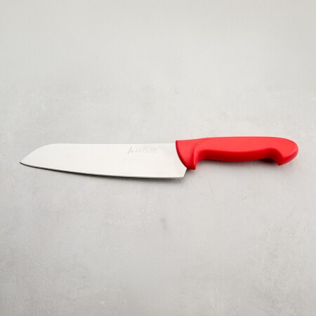 Aryıldız Noka Santoku Bıçağı Kırmızı 19 cm - 5
