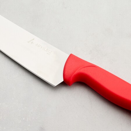 Aryıldız Noka Santoku Bıçağı Kırmızı 19 cm - 6