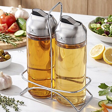 Aryıldız Norton 3 Parça Standlı Yağlık & Sirkelik Seti 430 ml - 1