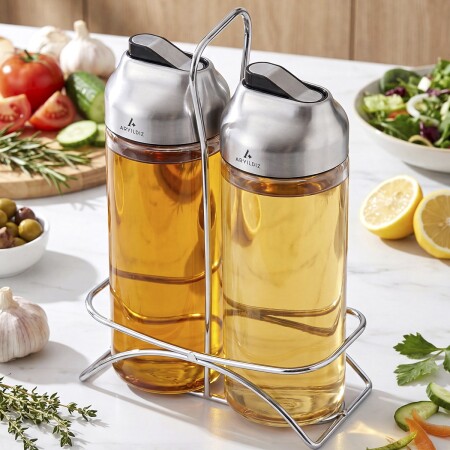 Aryıldız Norton 3 Parça Standlı Yağlık & Sirkelik Seti 430 ml - ARYILDIZ