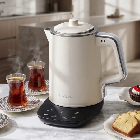Aryıldız Omega Tea Çay Makinesi Krem - 2