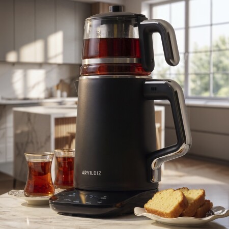 Aryıldız Omega Tea Çay Makinesi Siyah - 2