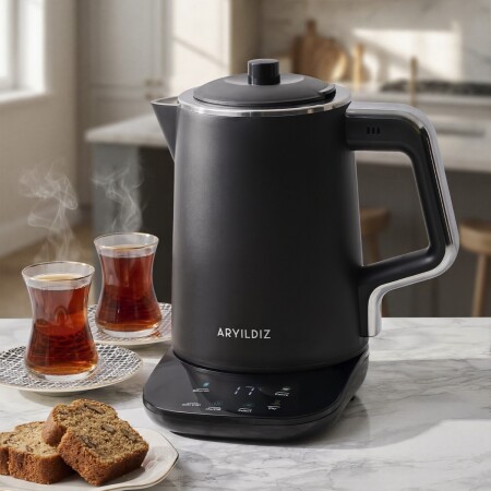 Aryıldız Omega Tea Çay Makinesi Siyah - 3