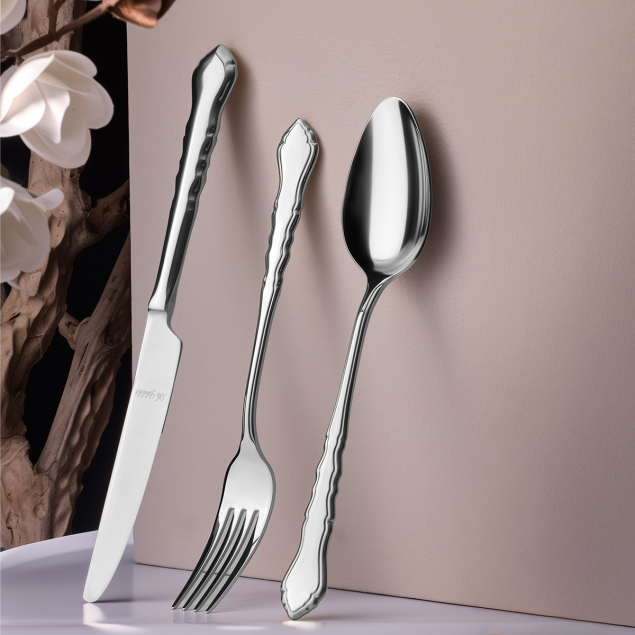 Aryıldız Ophelia 84 Parça 12 Kişilik Çatal Kaşık Bıçak Takımı - 1