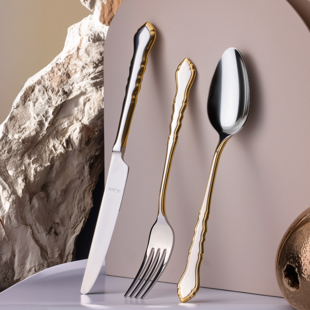 Aryıldız Ophelia Plus 84 Parça 12 Kişilik Çatal Kaşık Bıçak Takımı - 1