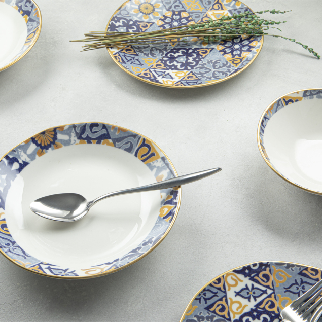 Aryıldız Organik 18 Parça 6 Kişilik Yemek Takımı DB1316 - 1