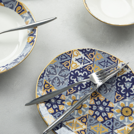 Aryıldız Organik 18 Parça 6 Kişilik Yemek Takımı DB1316 - 2