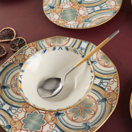 Aryıldız Organik 18 Parça 6 Kişilik Yemek Takımı DB1318 - 2