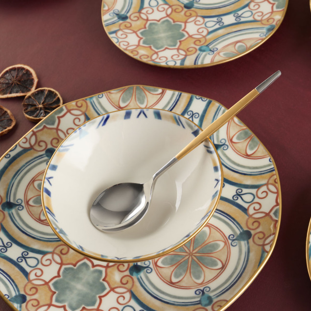 Aryıldız Organik 18 Parça 6 Kişilik Yemek Takımı DB1318 - 2