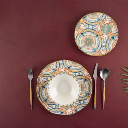 Aryıldız Organik 18 Parça 6 Kişilik Yemek Takımı DB1318 - 4