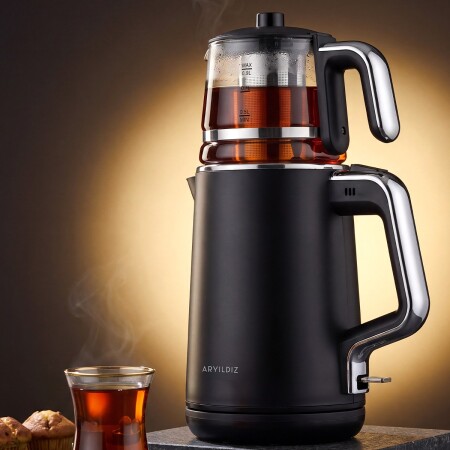 Aryıldız Origin Tea Çay Makinesi Siyah - 2