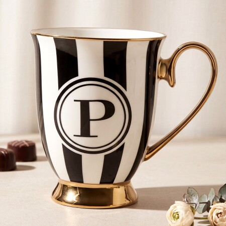 Aryıldız P Harfli Kupa 325 ml - ARYILDIZ