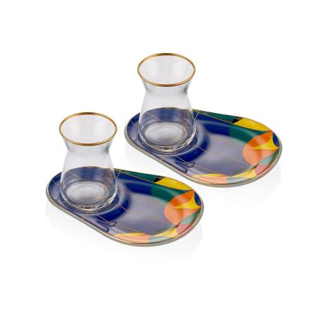 Aryıldız Pandora Atıştırmalık Çay Takımı 4 Parça - ARYILDIZ