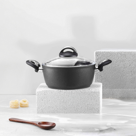 Aryıldız Paris Siyah Derin Tencere 20 Cm - 1