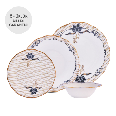 Aryıldız Parisa 24 Parça 6 Kişilik Yemek Takımı - 5