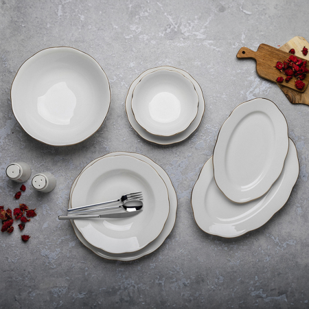 Aryıldız Passion Gold 30 Parça 6 Kişilik Yemek Takımı - ARYILDIZ