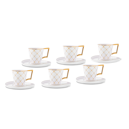 Aryıldız Perla 12 Parça 6 Kişilik Kahve Fincan Takımı 90 ml - 3