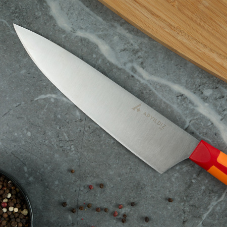 Aryıldız Plurex Big Şef Bıçağı 21 cm Kırmızı - 3