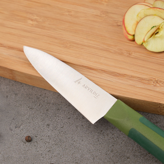 Aryıldız Plurex Çok Amaçlı Bıçak 8 cm Yeşil - 2