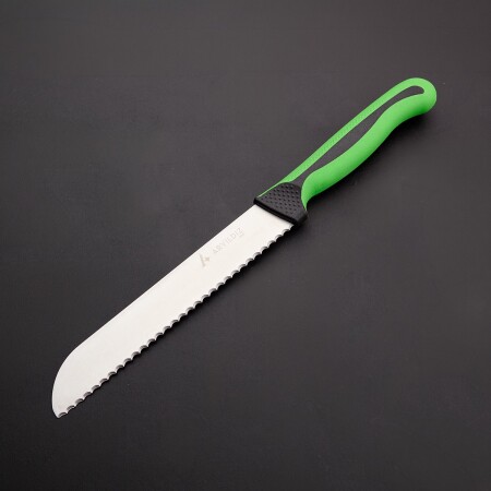 Aryıldız Plurex Dişli Ekmek Bıçağı Yeşil 19 cm - 6