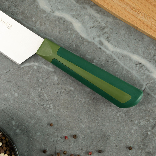 Aryıldız Plurex Santoku Bıçağı 19 cm Yeşil - 2