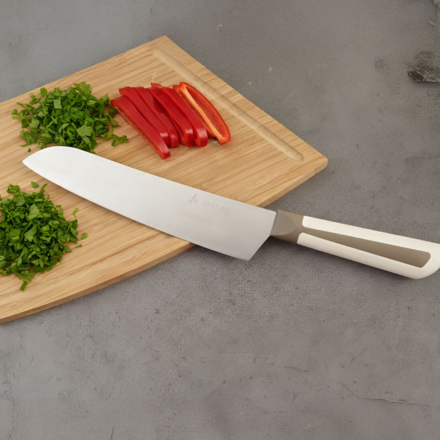 Aryıldız Plurex Santoku Bıçağı 21 cm Koyu Bej - 2